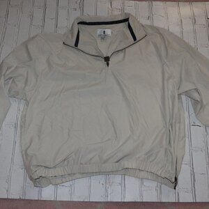 Men's Cream wind breaker by Pro Celebrity Size XL